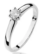 Prsten Bonore - Bílé Zlato 585 - Diamant 0,2 Ct