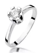 Prsten Bonore - Bílé Zlato 585 - Diamant 0,7 Ct