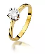 Prsten Bonore - Zlato 585 - Diamant 0,5 Ct