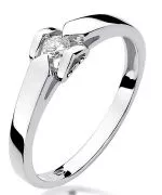 Prsten Bonore - Bílé Zlato 585 - Diamant 0,09 Ct