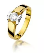 Prsten Bonore - Zlato 585 - Diamant 0,5 Ct
