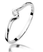 Prsten Bonore - Bílé Zlato 585 - Diamant 0,09 Ct