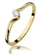 Prsten Bonore - Zlato 585 - Diamant 0,09 Ct