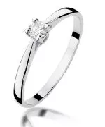 Prsten Bonore - Bílé Zlato 585 - Diamant 0,15 Ct