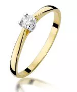 Prsten Bonore - Zlato 585 - Diamant 0,15 Ct