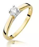 Prsten Bonore - Zlato 585 - Diamant 0,25 Ct