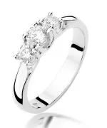 Prsten Bonore - Bílé Zlato 585 - Diamant 0,25 Ct