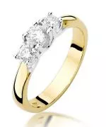 Prsten Bonore - Zlato 585 - Diamant 0,25 Ct