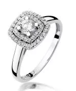 Prsten Bonore - Bílé Zlato 585 - Diamant 0,3 Ct