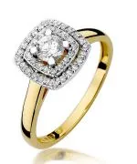 Prsten Bonore - Zlato 585 - Diamant 0,3 Ct
