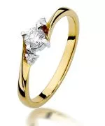 Prsten Bonore - Zlato 585 - Diamant 0,25 Ct