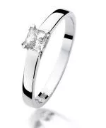 Prsten Bonore - Bílé Zlato 585 - Diamant 0,3 Ct