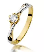 Prsten Bonore - Zlato 585 - Diamant 0,23 Ct