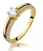 Prsten Bonore - Zlato 585 - Diamant 0,3 Ct