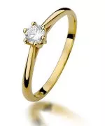Prsten Bonore - Zlato 585 - Diamant 0,15 Ct