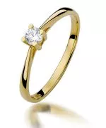 Prsten Bonore - Zlato 585 - Diamant 0,15 Ct