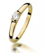 Prsten Bonore - Zlato 585 - Diamant 0,15 Ct