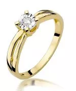 Prsten Bonore - Zlato 585 - Diamant 0,08 Ct