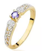Prsten Bonore - Zlato 585 - Tanzanit 0,1 Ct