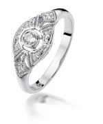 Prsten Bonore - Bílé Zlato 585 - Diamant 0,1 Ct