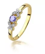 Prsten Bonore - Zlato 585 - Tanzanit 0,15 Ct