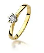 Prsten Bonore - Zlato 585 - Diamant 0,05 Ct