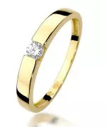 Prsten Bonore - Zlato 585 - Diamant 0,12 Ct