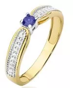 Prsten Bonore - Zlato 585 - Tanzanit 0,15 Ct