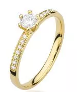 Prsten Bonore - Zlato 585 - Diamant 0,25 Ct