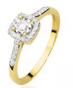 Prsten Bonore - Zlato 585 - Diamant 0,08 Ct