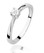 Prsten Bonore - Bílé Zlato 585 - Diamant 0,02 Ct