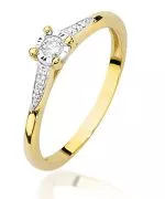 Prsten Bonore - Zlato 585 - Diamant 0,08 Ct