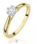 Prsten Bonore - Zlato 585 - Diamant 0,08 Ct
