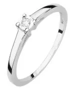 Prsten Bonore - Bílé Zlato 585 - Diamant 0,03 Ct