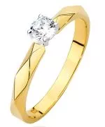 Prsten Bonore - Zlato 585 - Diamant 0,15 Ct