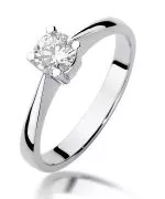 Prsten Bonore - Bílé Zlato 585 - Diamant 0,5 Ct