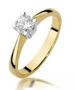 Prsten Bonore - Zlato 585 - Diamant 0,5 Ct