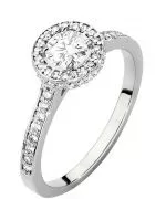 Prsten Bonore - Bílé Zlato 585 - Diamant 0,5 Ct
