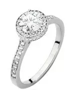 Prsten Bonore - Bílé Zlato 585 - Diamant 0,7 Ct