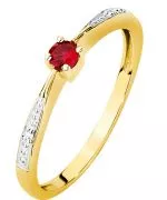 Prsten Bonore - Zlato 585 - Rubín 0,15 Ct