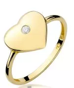 Prsten Bonore - Zlato 585 - Diamant 0,03 Ct