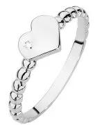 Prsten Bonore - Bílé Zlato 585 - Diamant 0,01 Ct