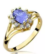 Prsten Bonore - Zlato 585 - Tanzanit 0,7 Ct