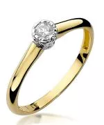 Prsten Bonore - Zlato 585 - Diamant 0,13 Ct