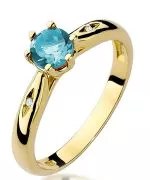 Prsten Bonore - Zlato 585 - Topaz 0,5 Ct