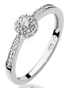Prsten Bonore - Bílé Zlato 585 - Diamant 0,02 Ct