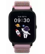 Chytré Hodinky dětské Garett Kids Tech 4G Růžová Velcro
