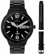 Chytré Hodinky pánské Garett Quantum Glow Black SET