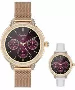 Chytré Hodinky dámské Garett Signature Stella Rose Gold Mesh SET