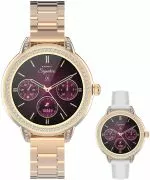 Chytré Hodinky dámské Garett Signature Stella Rose Gold Solid SET
